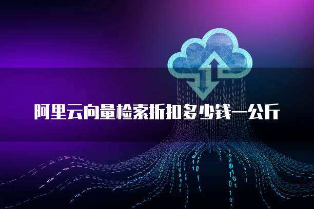 阿里云向量數據庫 云原生AI時代的高效數據服務